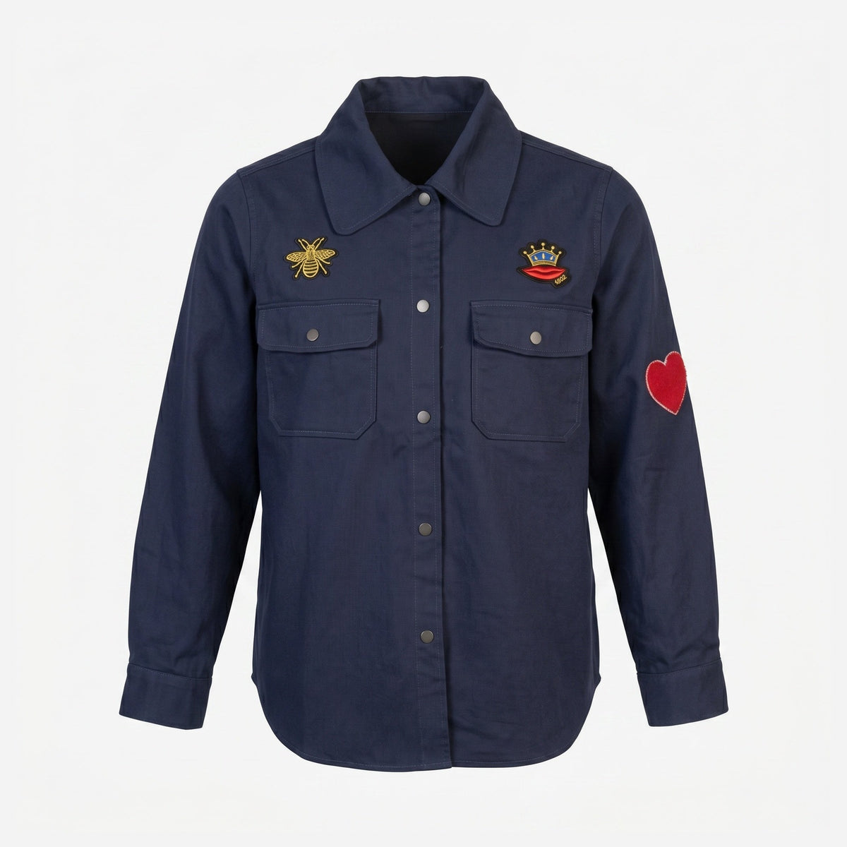 Elton ETNena Skjortebluser 5999 NAVY BLUE