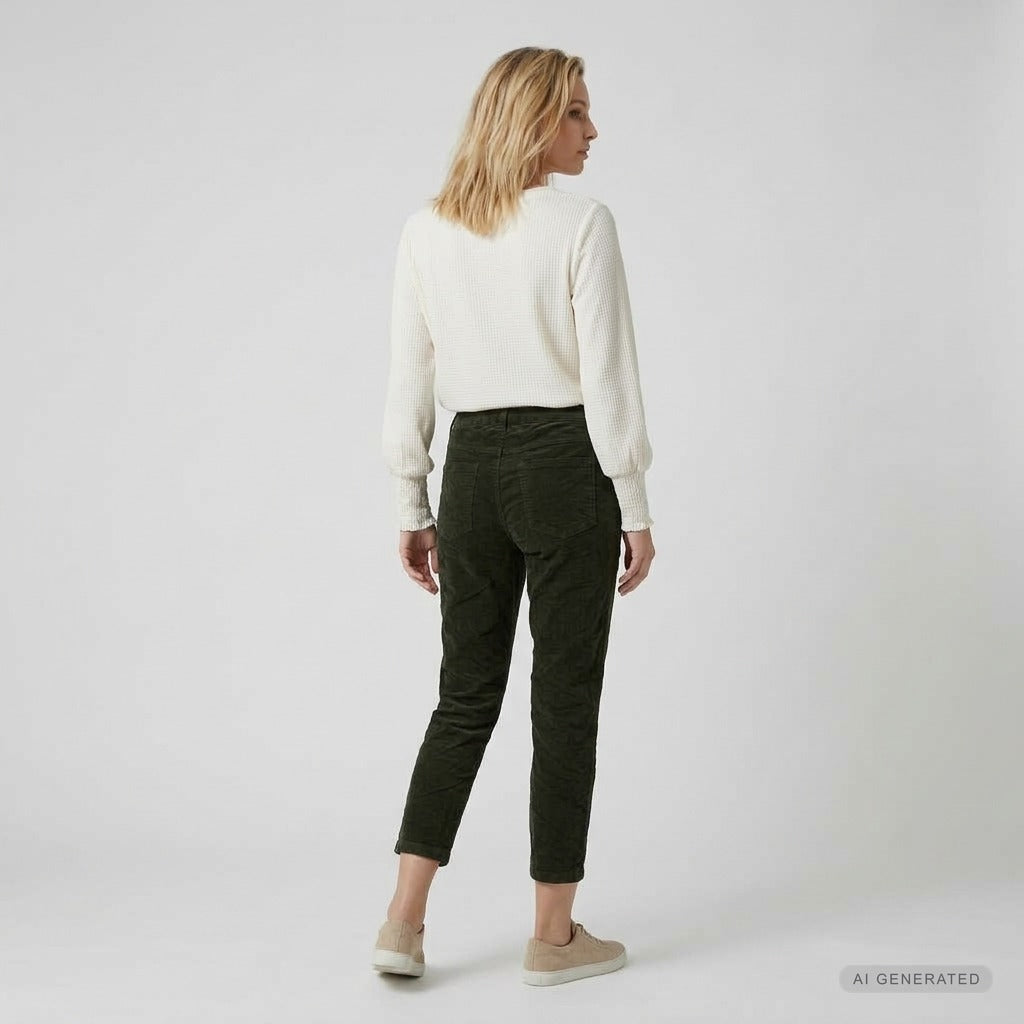 Elton ETNilou Bukser 3506 Khaki Green