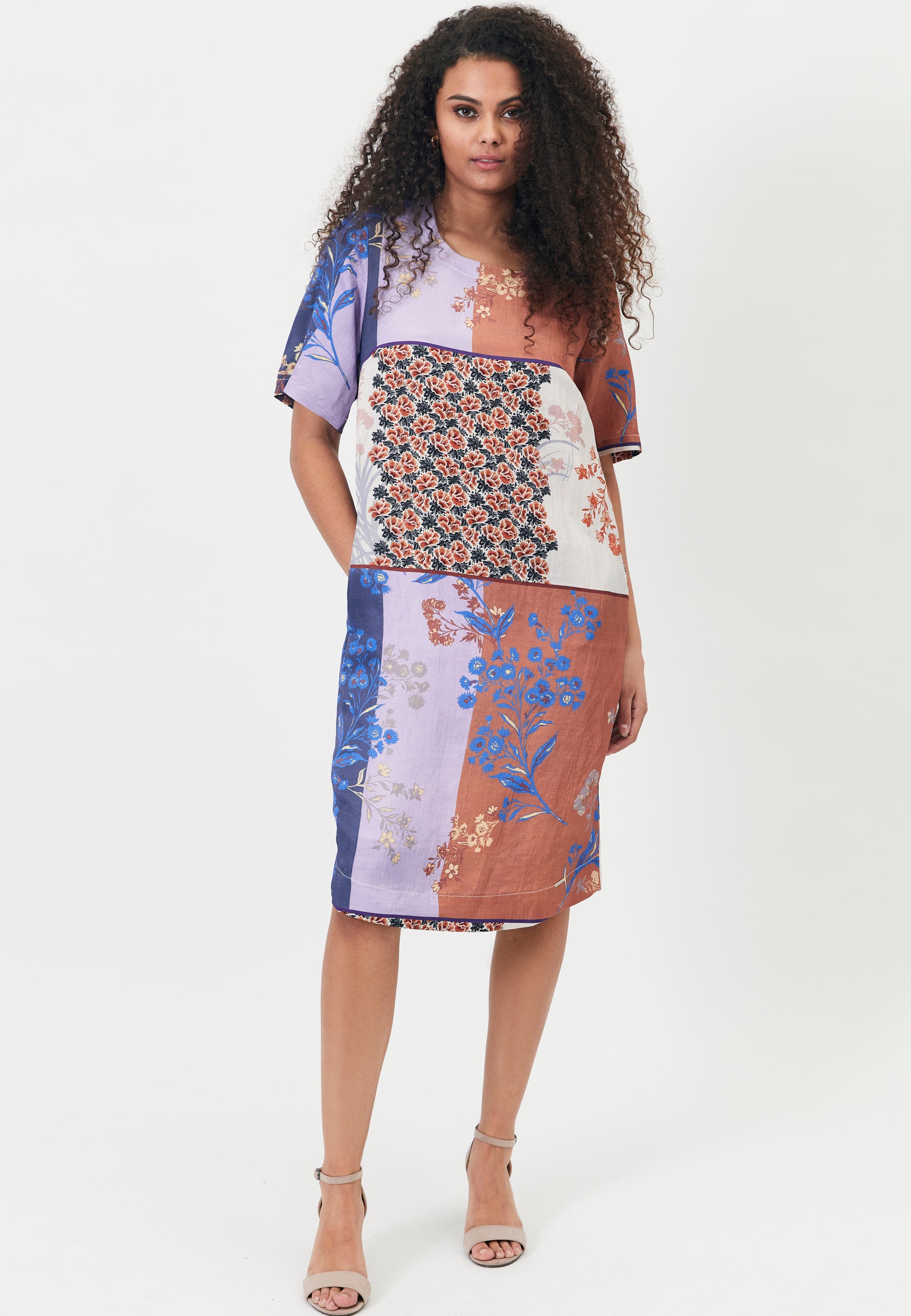Elton ETSakine Kjoler 052 Denim Blue