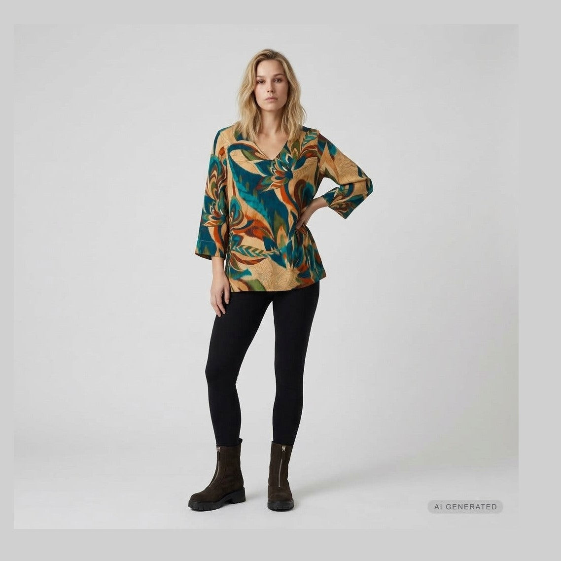 Elton ETSanza Bluser 1325 Cashew Brown