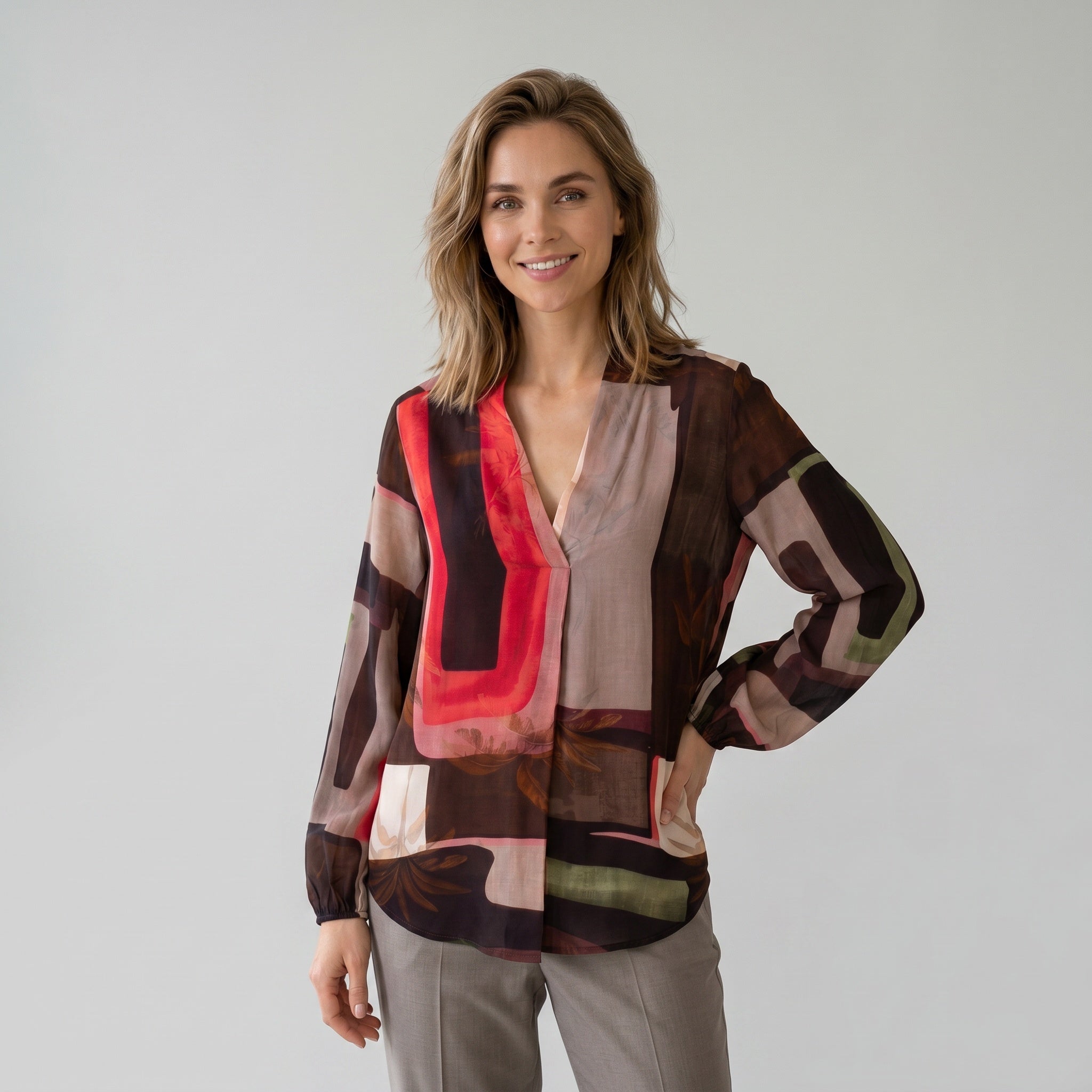 Elton ETSaphir Bluser 1300 Taupe