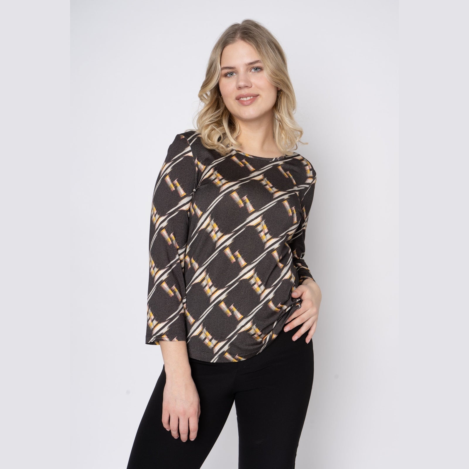 Elton ETT-shirts T-Shirt 094 Dark Grey Melange