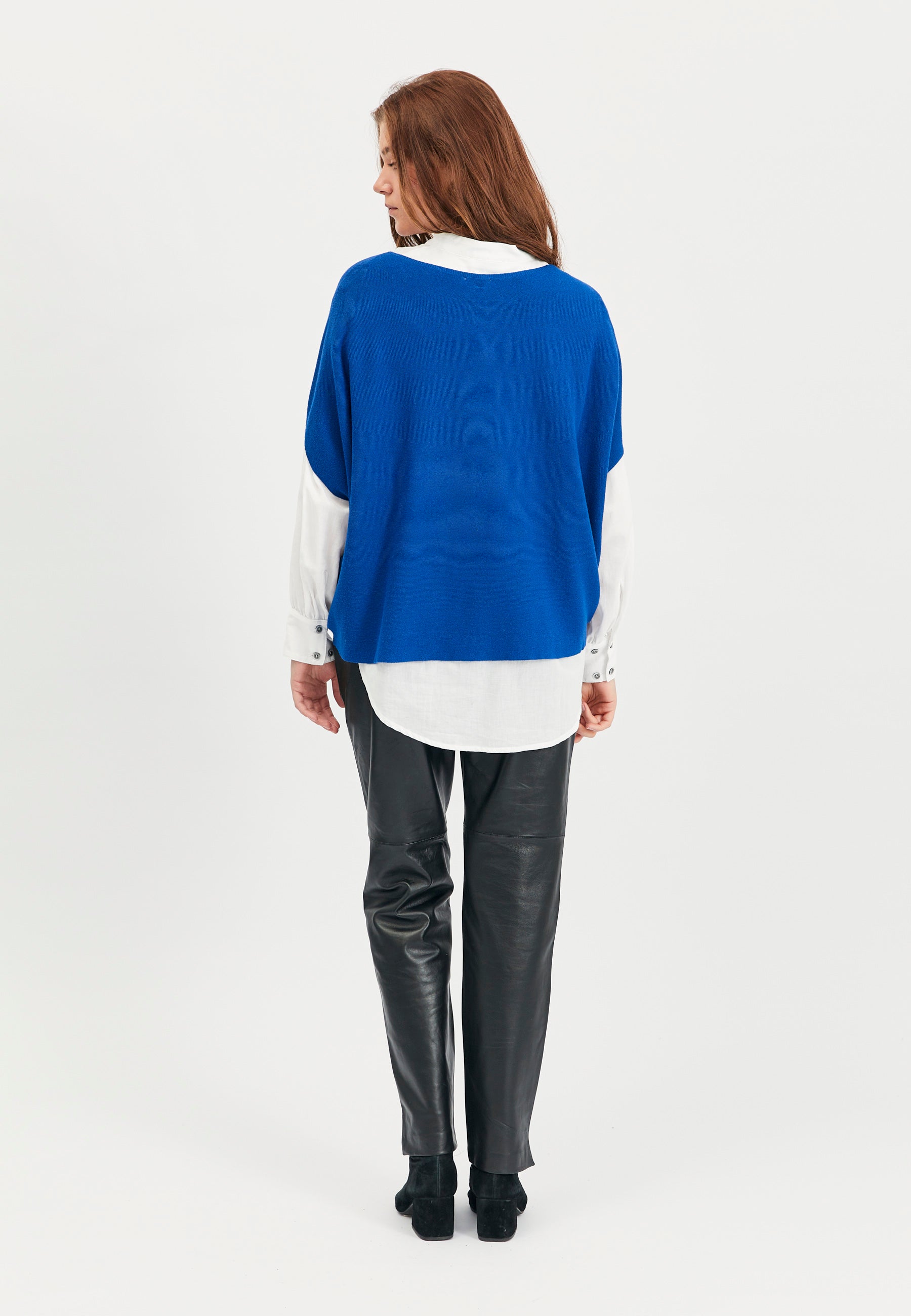 Lind Elfi Poncho 276 Lapis Blue