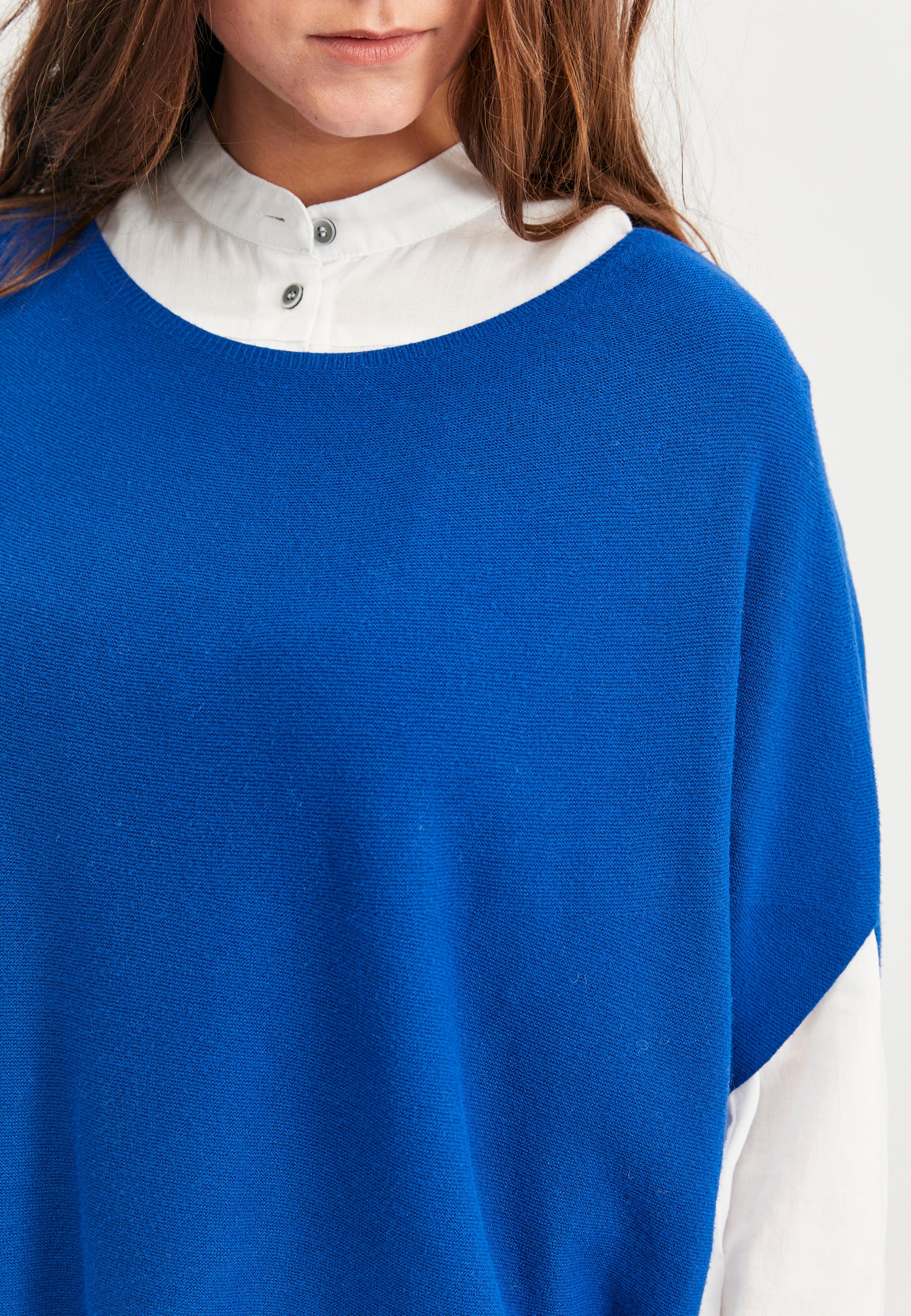 Lind Elfi Poncho 276 Lapis Blue