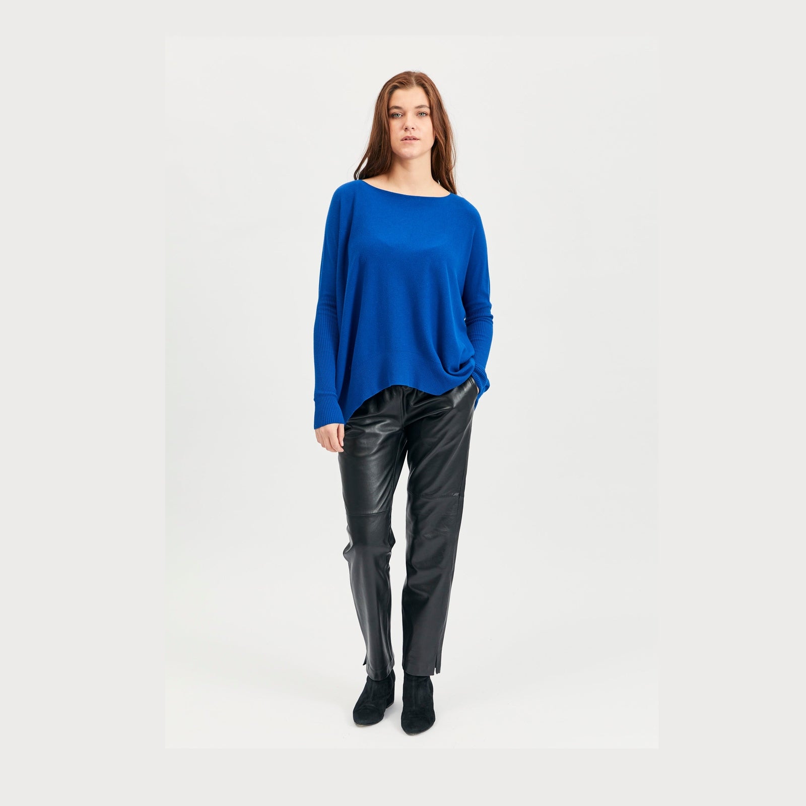 Lind Esther Knit Pullover 276 Lapis Blue