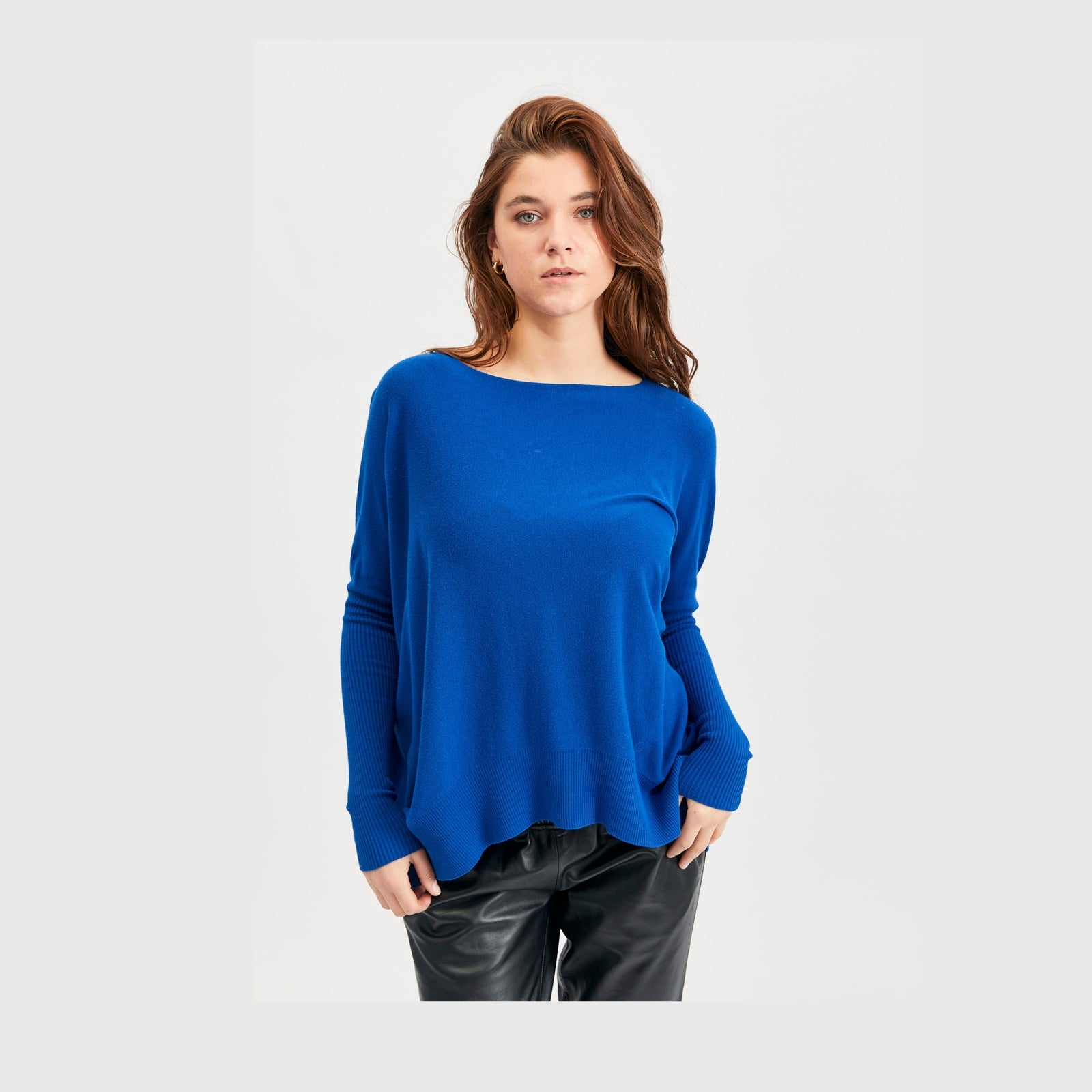 Lind Esther Knit Pullover 276 Lapis Blue