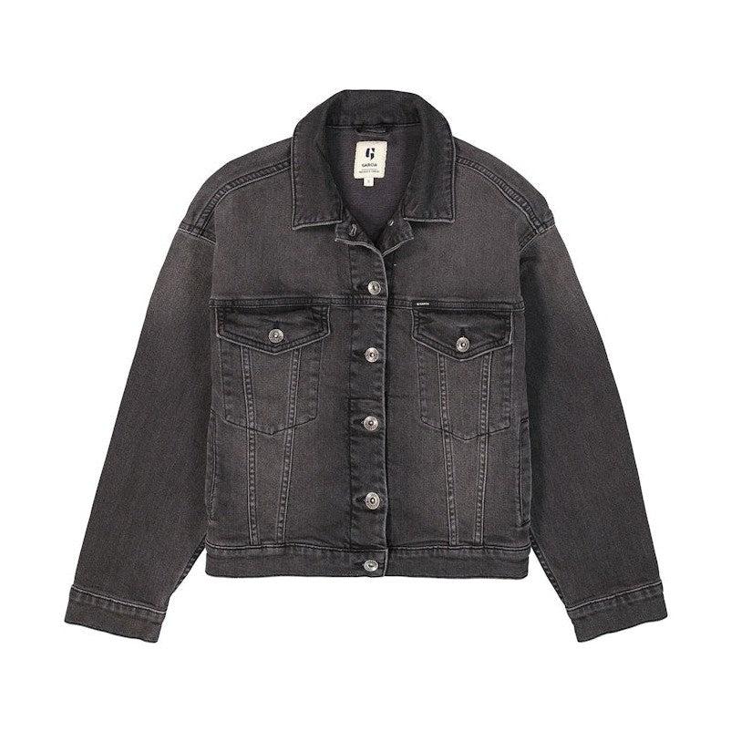 Sort denim jakke