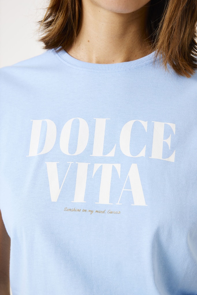 T-shirt med frontprint