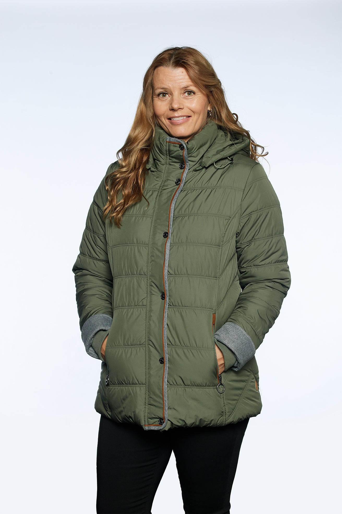 Windfield / Danwear Halia Vinterjakker 14 Kaki