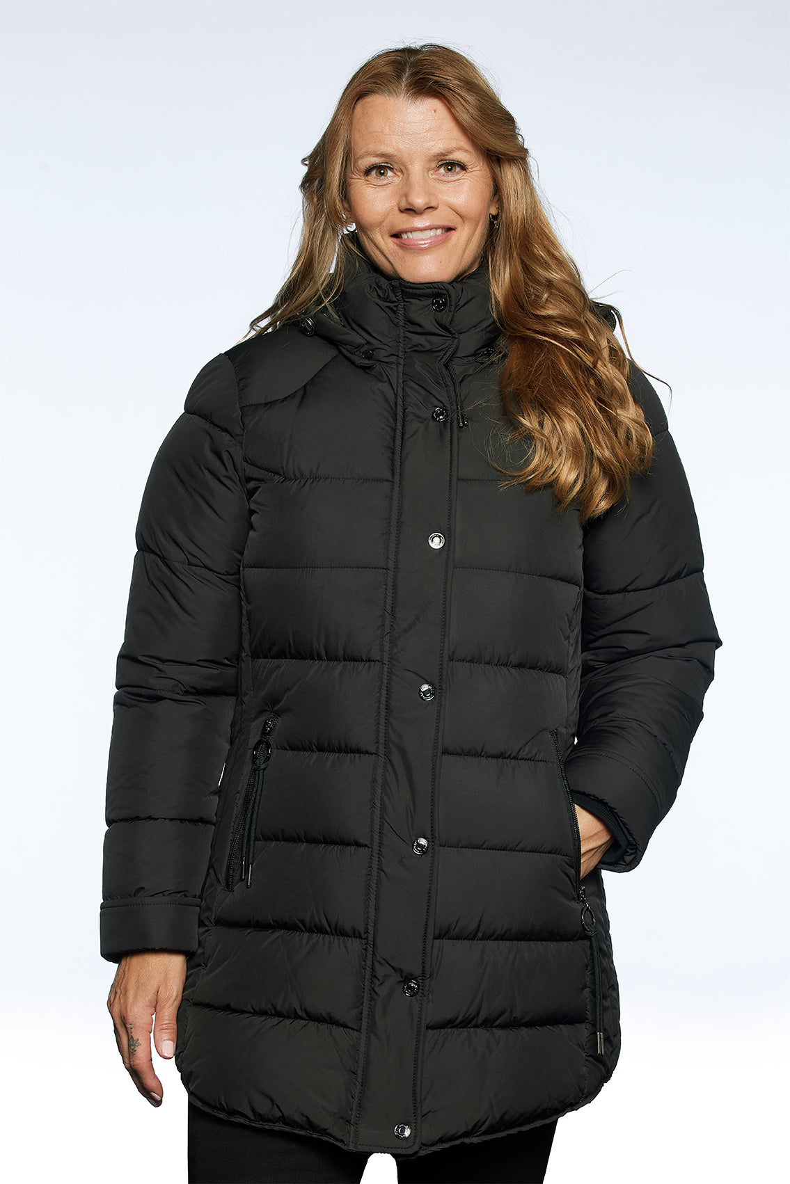 Windfield / Danwear Harriet Vinterjakker 09 Black.