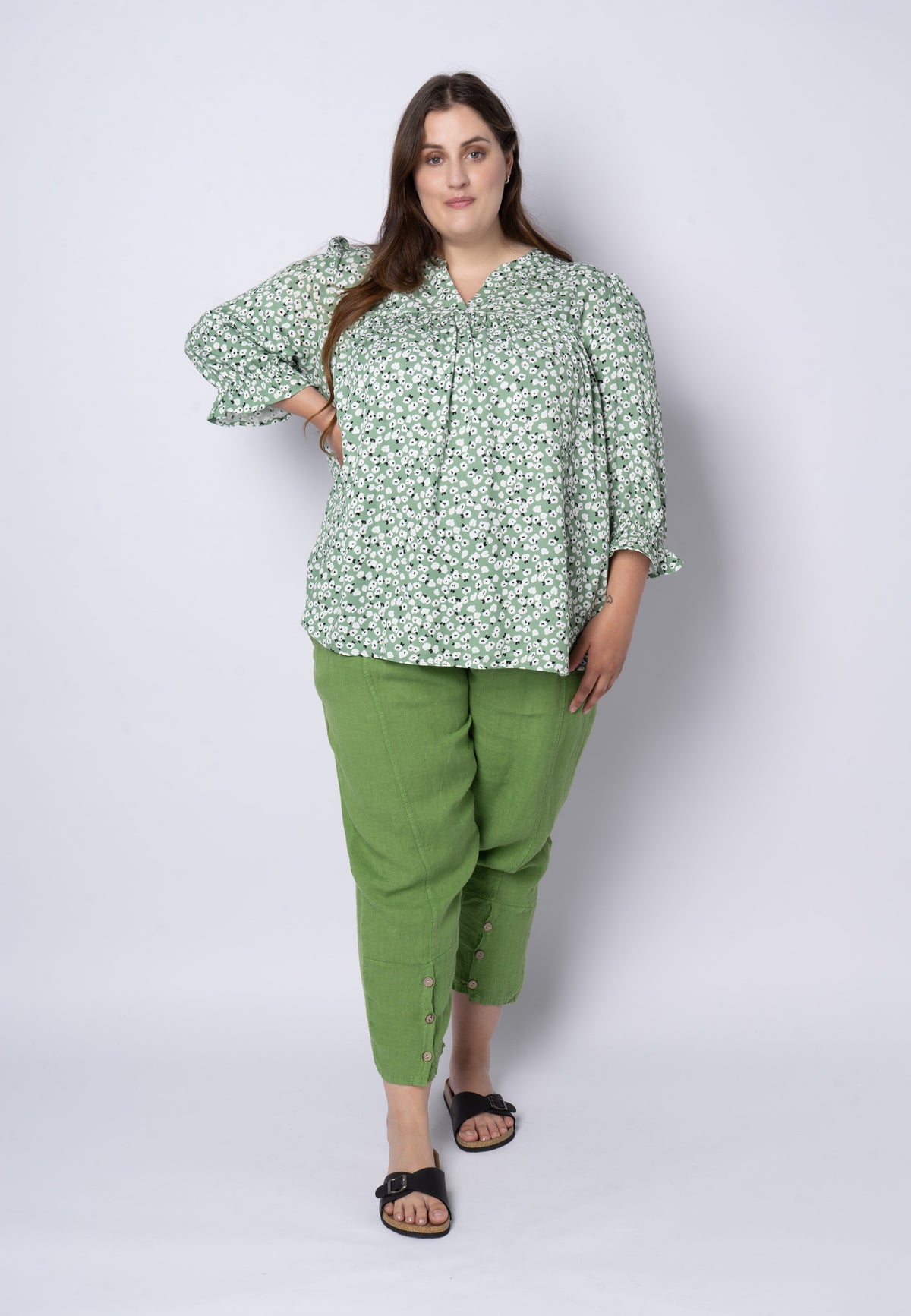 Aprico Jacksonville Bluser 3250 Soft Green