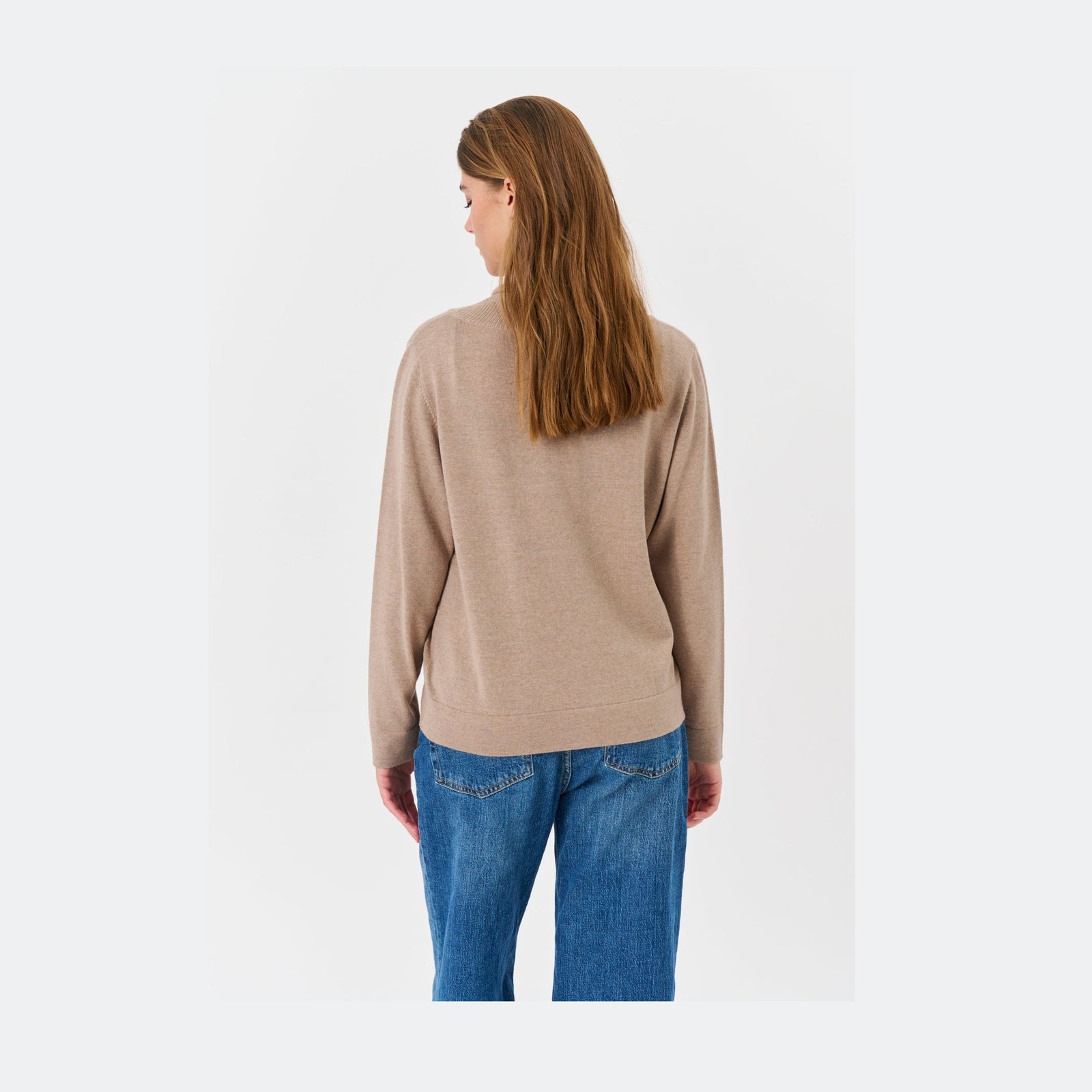 Lind Kirsten Knit Pullover 1660 camel melange