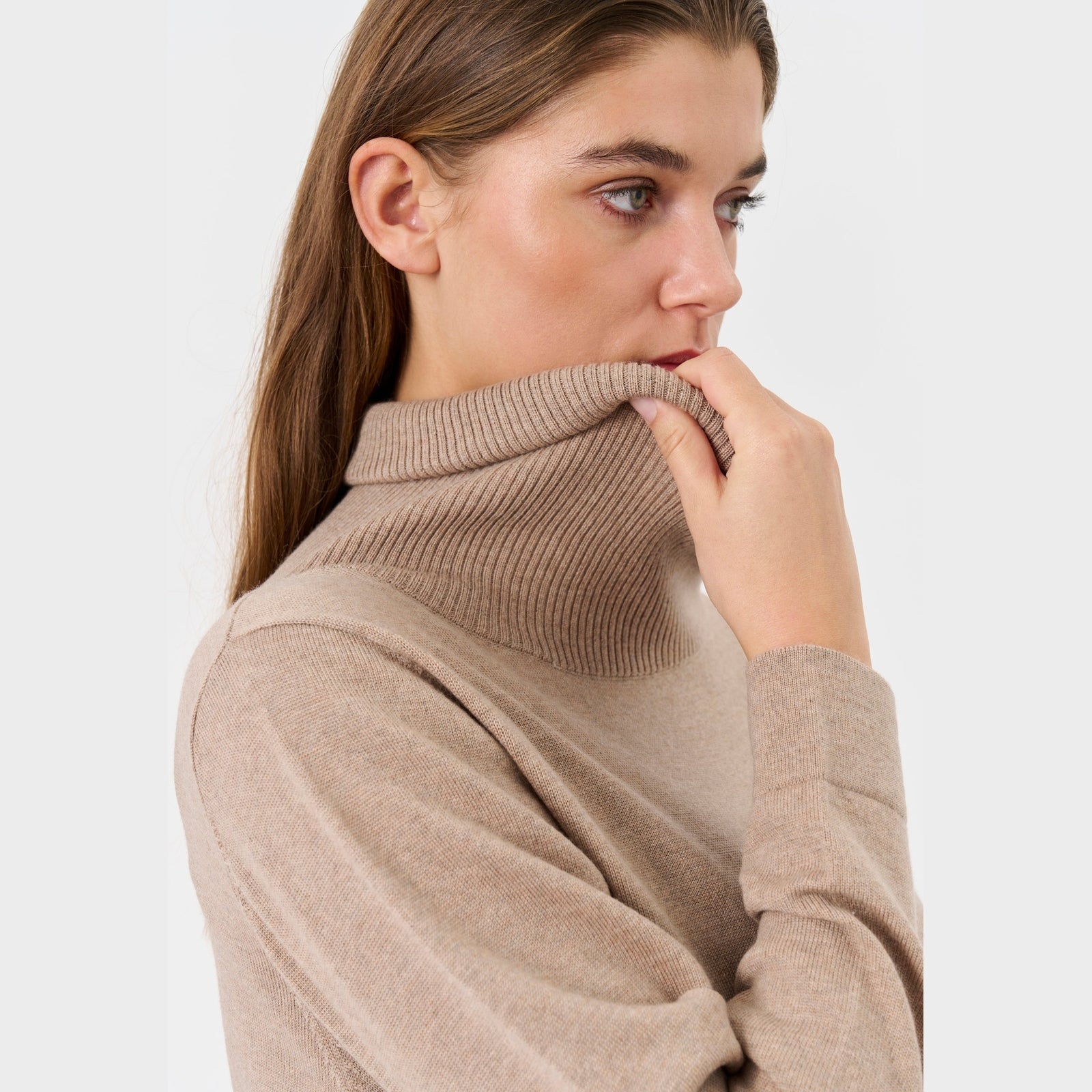 Lind Kirsten Knit Pullover 1660 camel melange