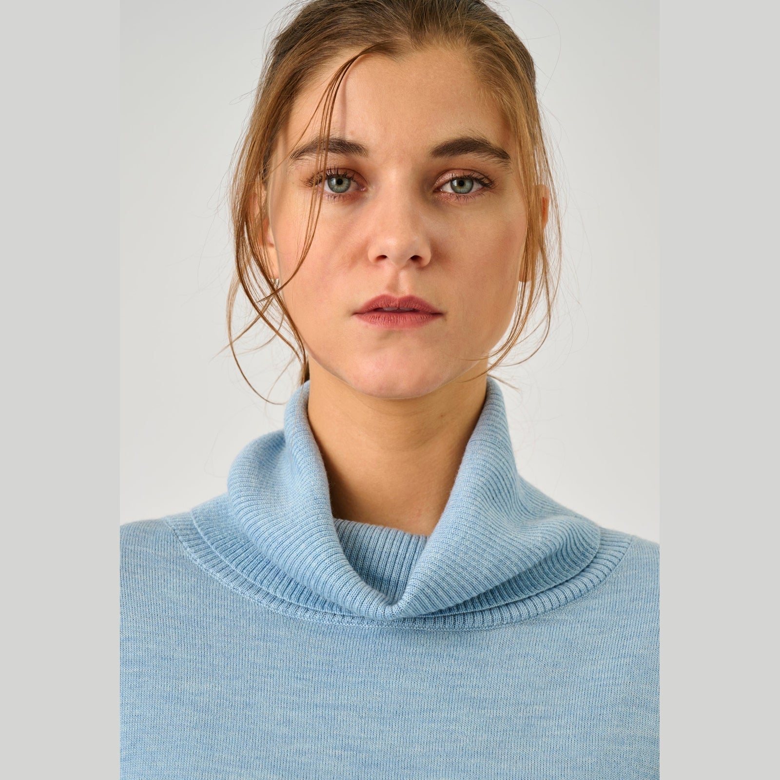 Lind Kirsten Knit Pullover 5002 Light Blue Melange
