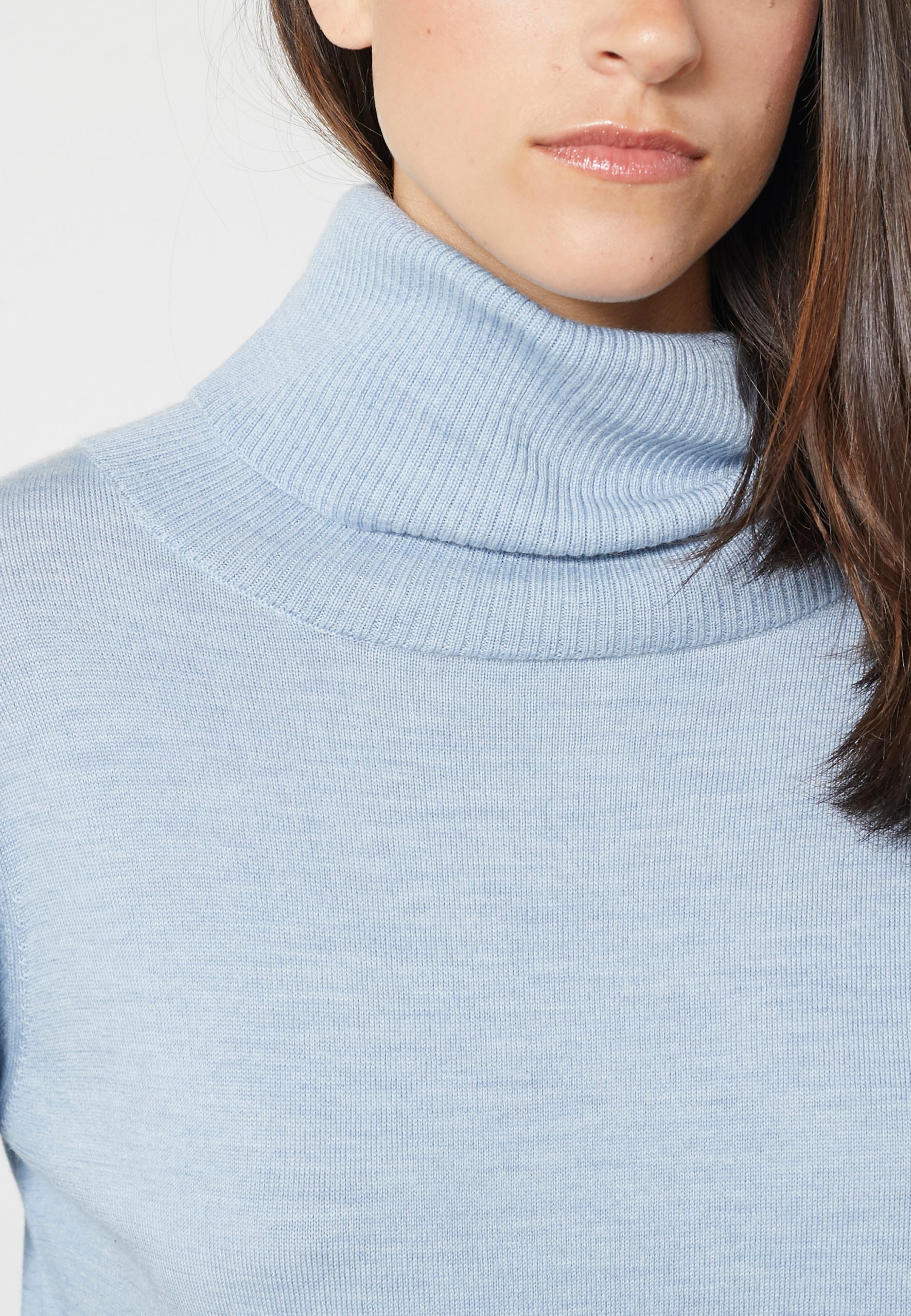 Lind Kirsten Knit Pullover 5002 Light Blue Melange