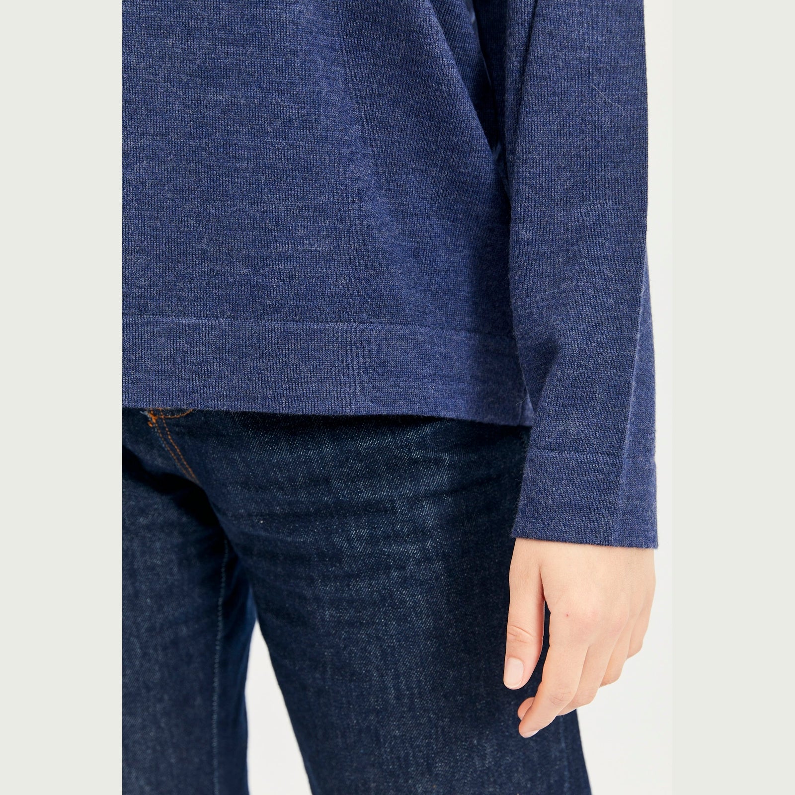 Lind Kirsten Knit Pullover 5650 blue melange