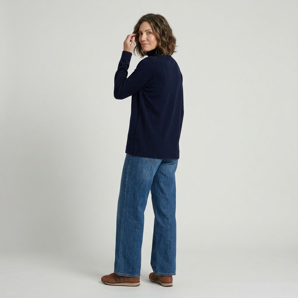 Lind Kirsten Knit Pullover 5999 NAVY BLUE