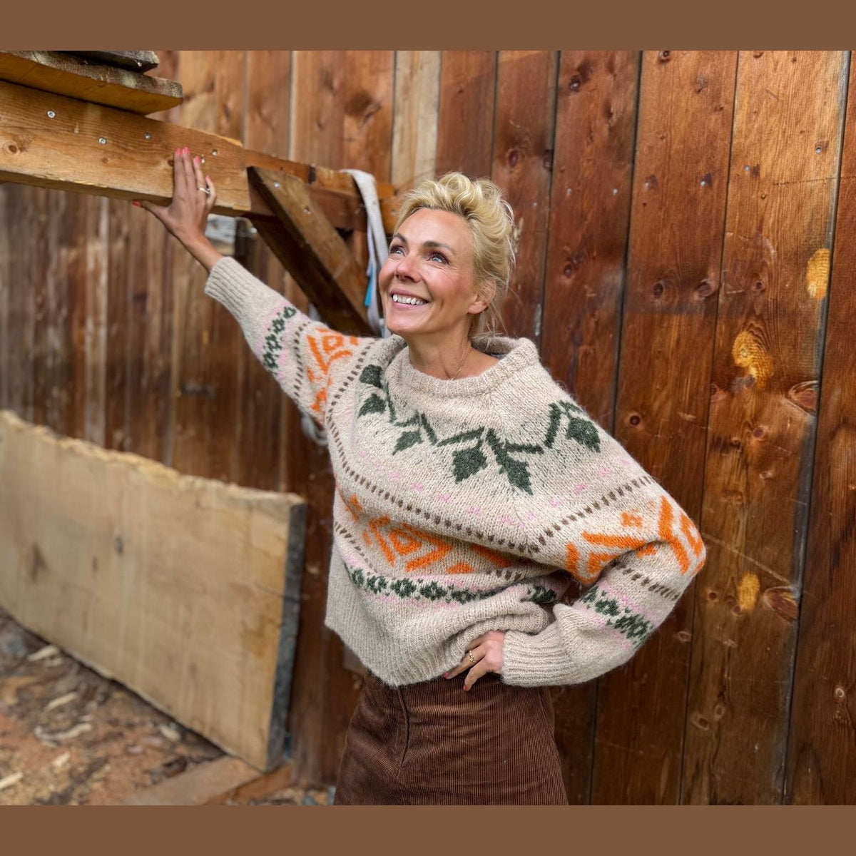 Lind LBAfterski Knit Pullover 1200 SAND