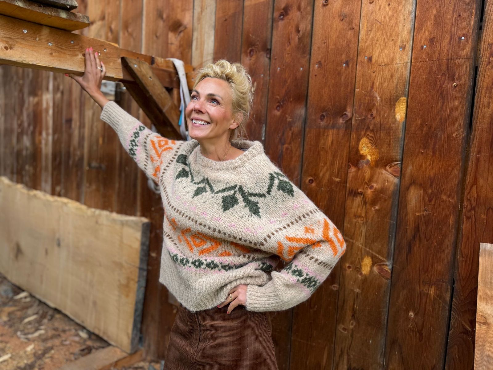 Lind LBAfterski Knit Pullover 1200 SAND