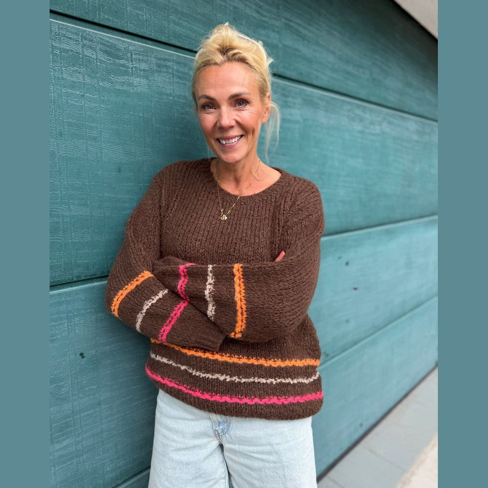 Lind LBBålhygge Knit Pullover 1500 BROWN