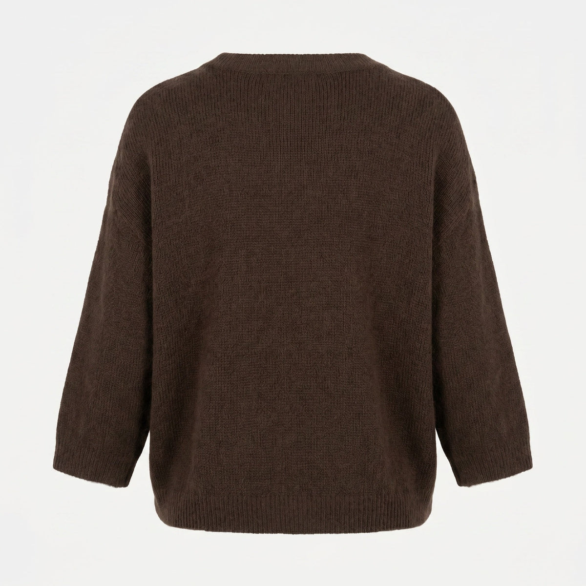 Lind LBHverdags fin Knit Pullover 1500 BROWN