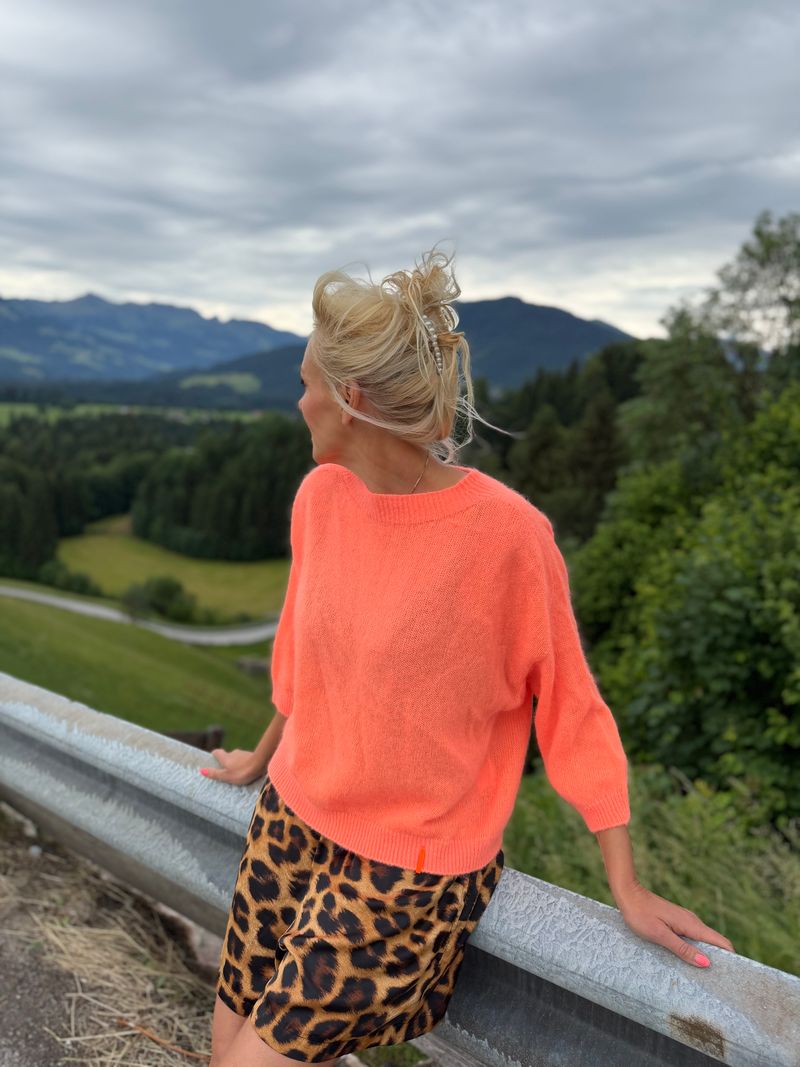 Lind LBHverdags fin Knit Pullover 8500 ORANGE