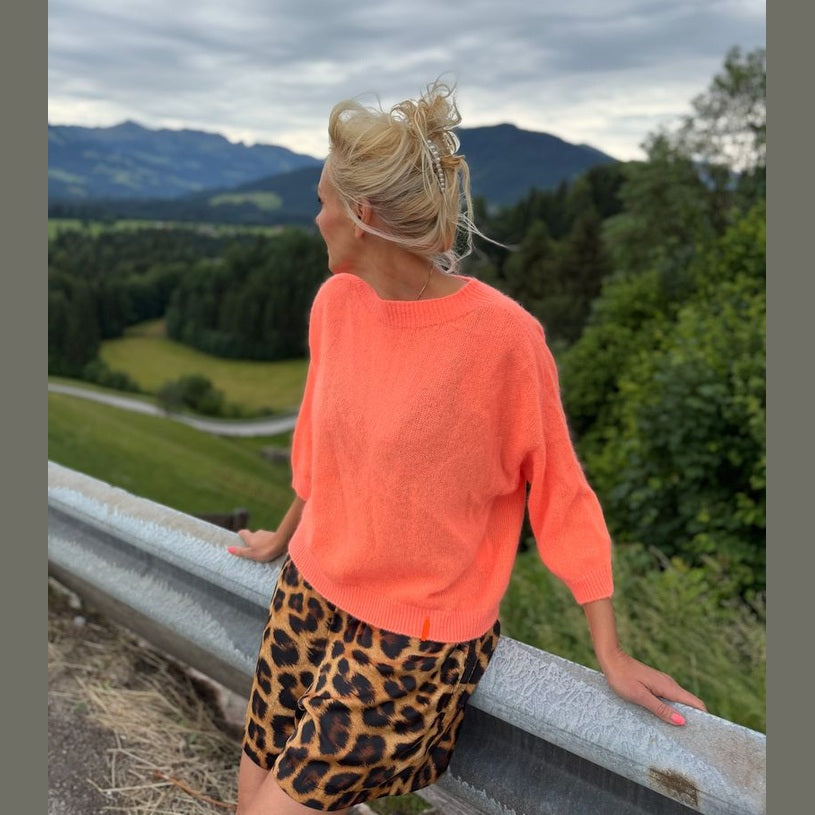 Lind LBHverdags fin Knit Pullover 8500 ORANGE