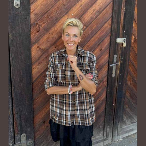 Lind LBSkovhuggeren Skjortebluser 1500 BROWN