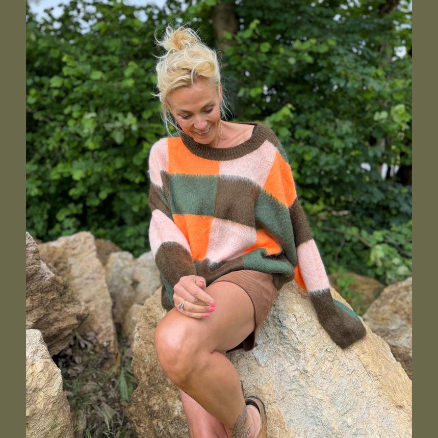 Lind LBTankestrejf Knit Pullover 8500 ORANGE