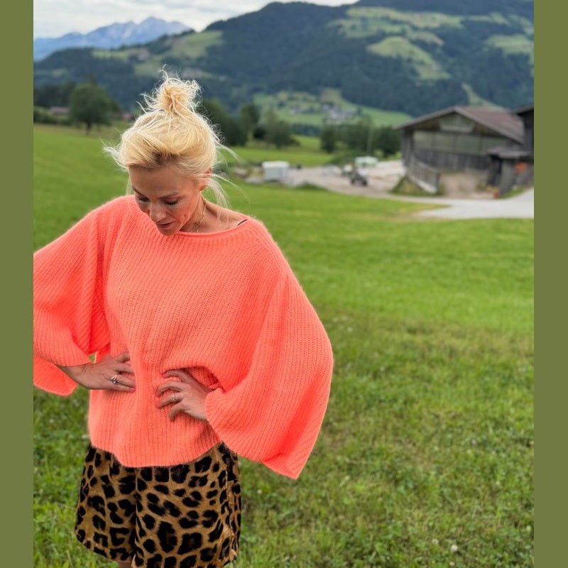 Lind LBVingesus Knit Pullover 8500 ORANGE
