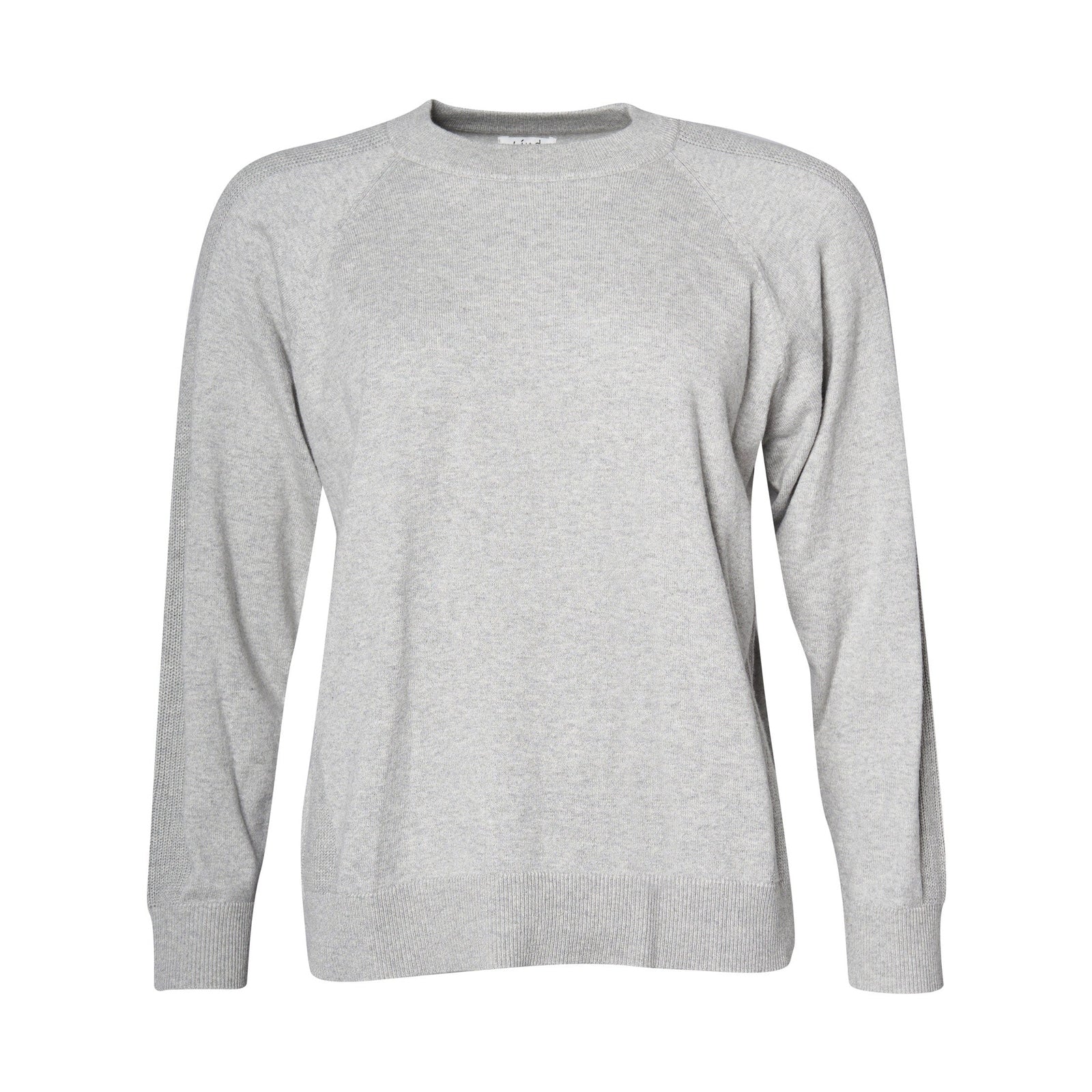 Lind LiAgnes Knit Pullover 9450 LIGHT GREY MELANGE