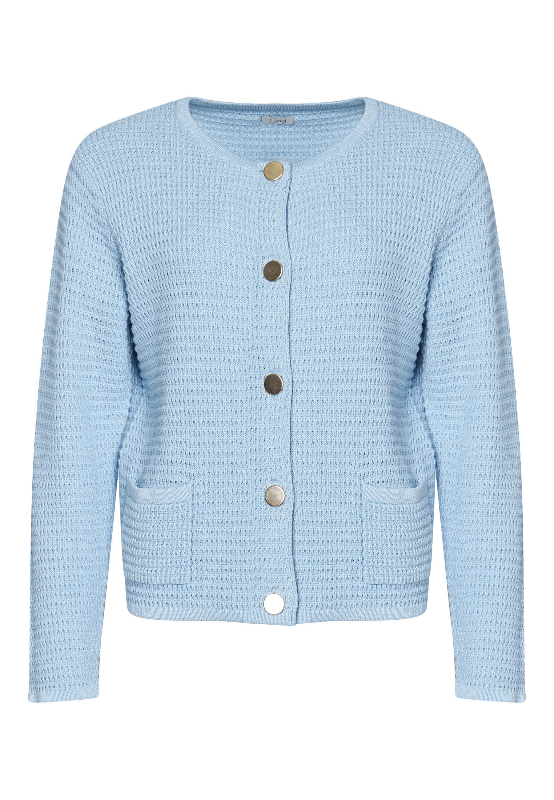 Lind LiAmalie Knit Cardigan 5000 LIGHT BLUE