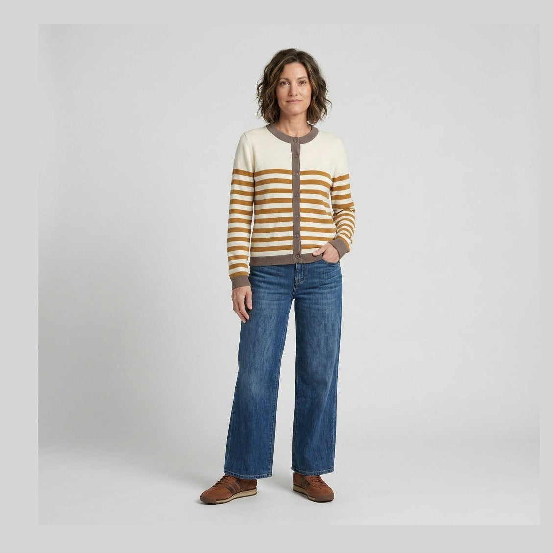 Lind LiAnnie Knit Cardigan 1500 BROWN