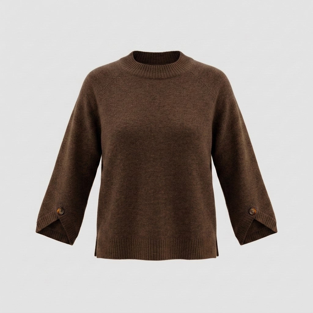 Lind LiAshley Knit Pullover 1500 BROWN
