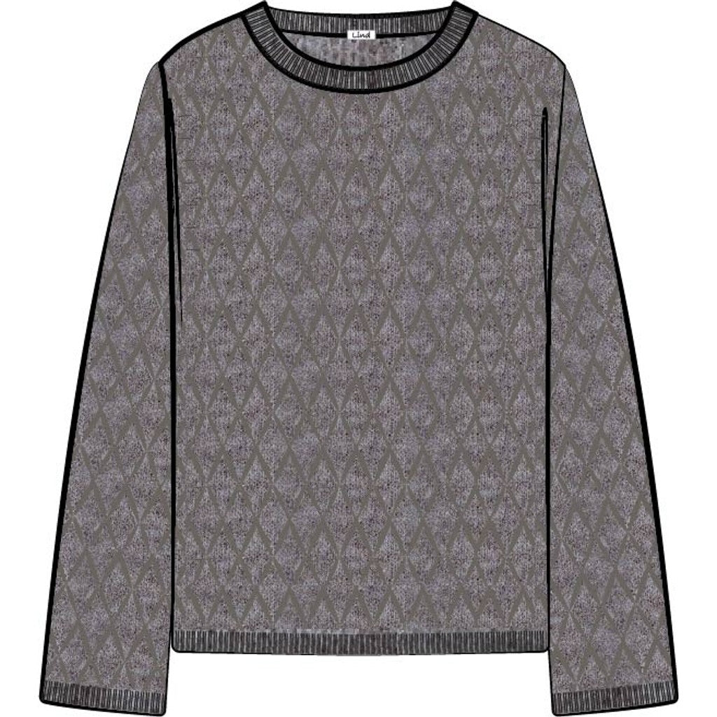 Lind LiBonni Knit Pullover 1321 light brown melange