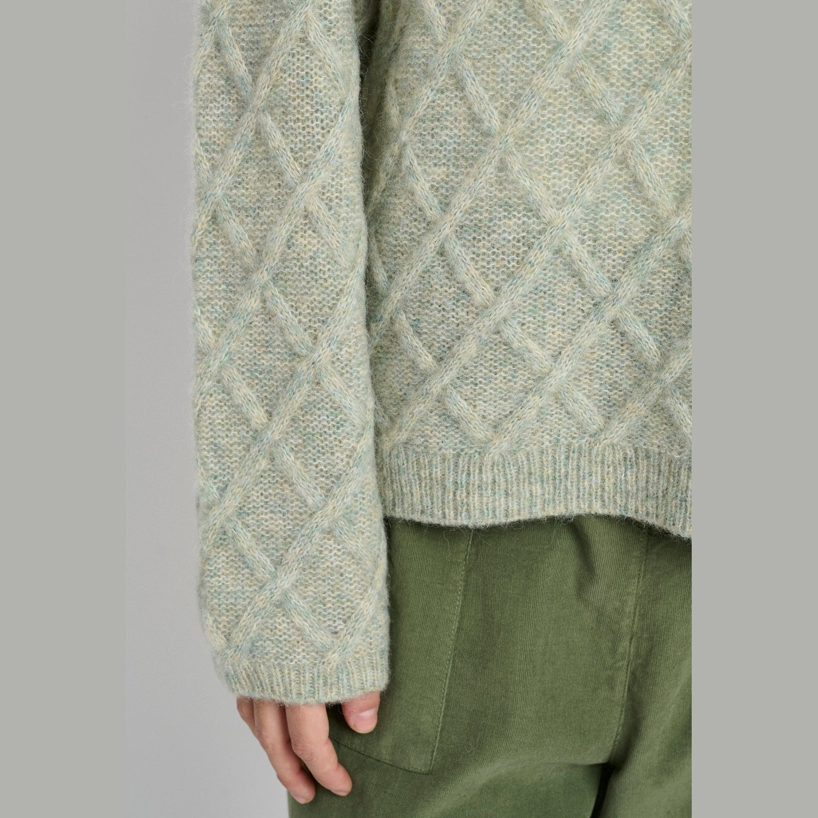 Lind LiBonni Knit Pullover 3451 light green melange