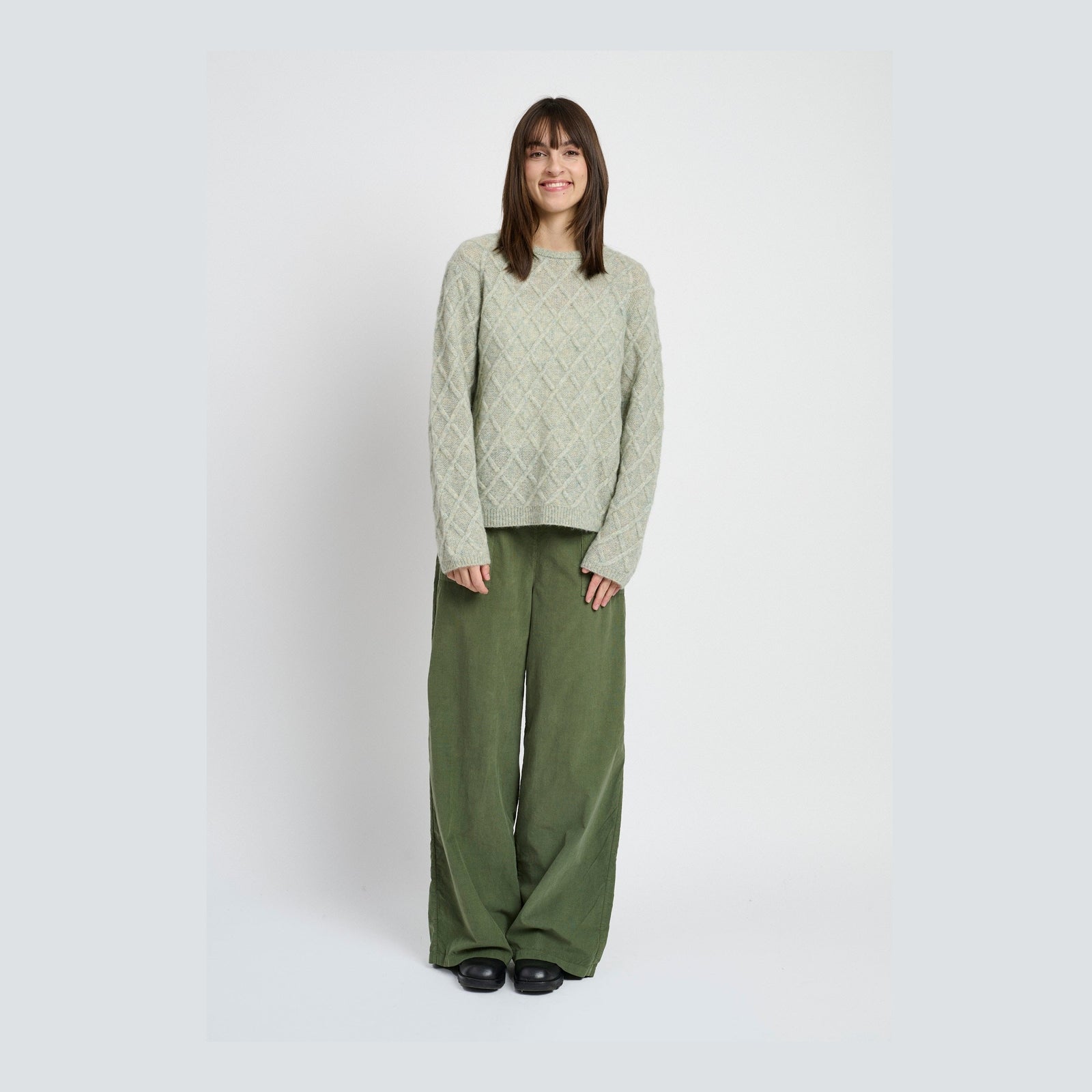 Lind LiBonni Knit Pullover 3451 light green melange