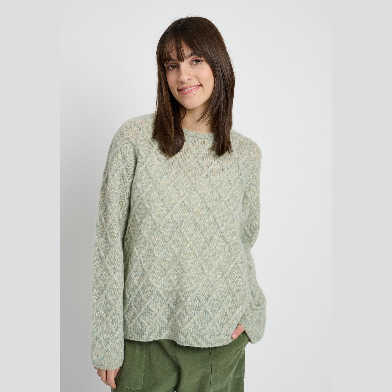 Lind LiBonni Knit Pullover 3451 light green melange