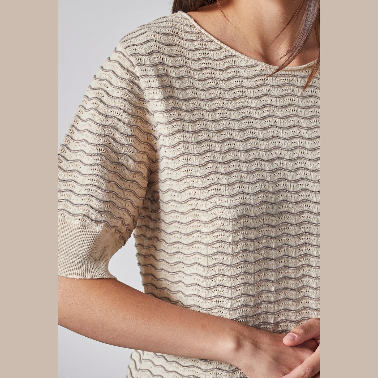 Lind LiBri Knit Pullover 1500 BROWN