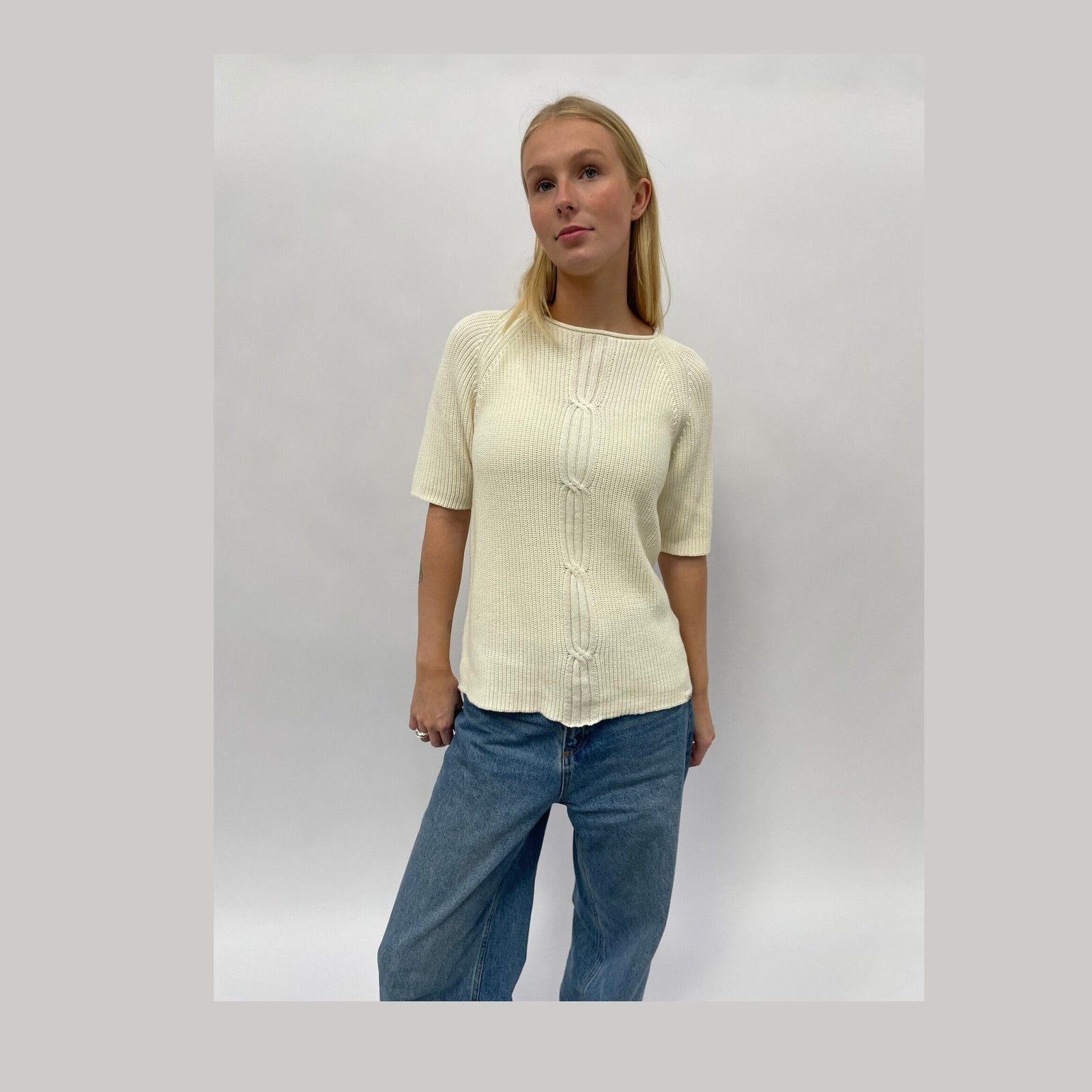 Lind LiBrooklyn Knit Pullover 1000 OFF WHITE