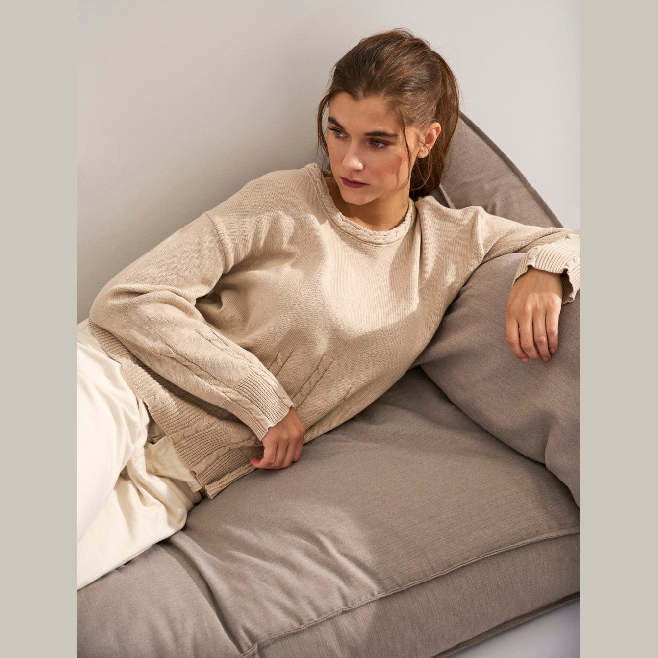 Lind LiBrunhilde Knit Pullover 1200 SAND