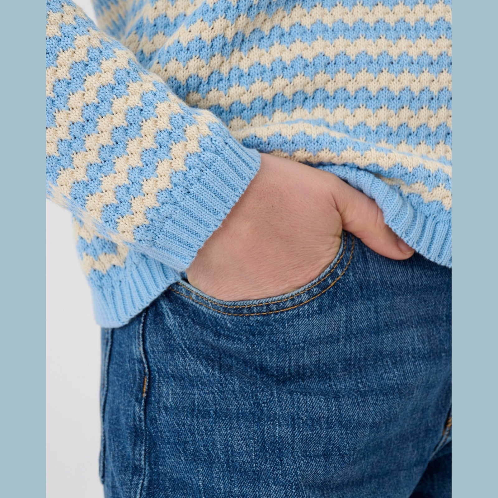 Lind LiCami Knit Pullover 5003 Light Blue