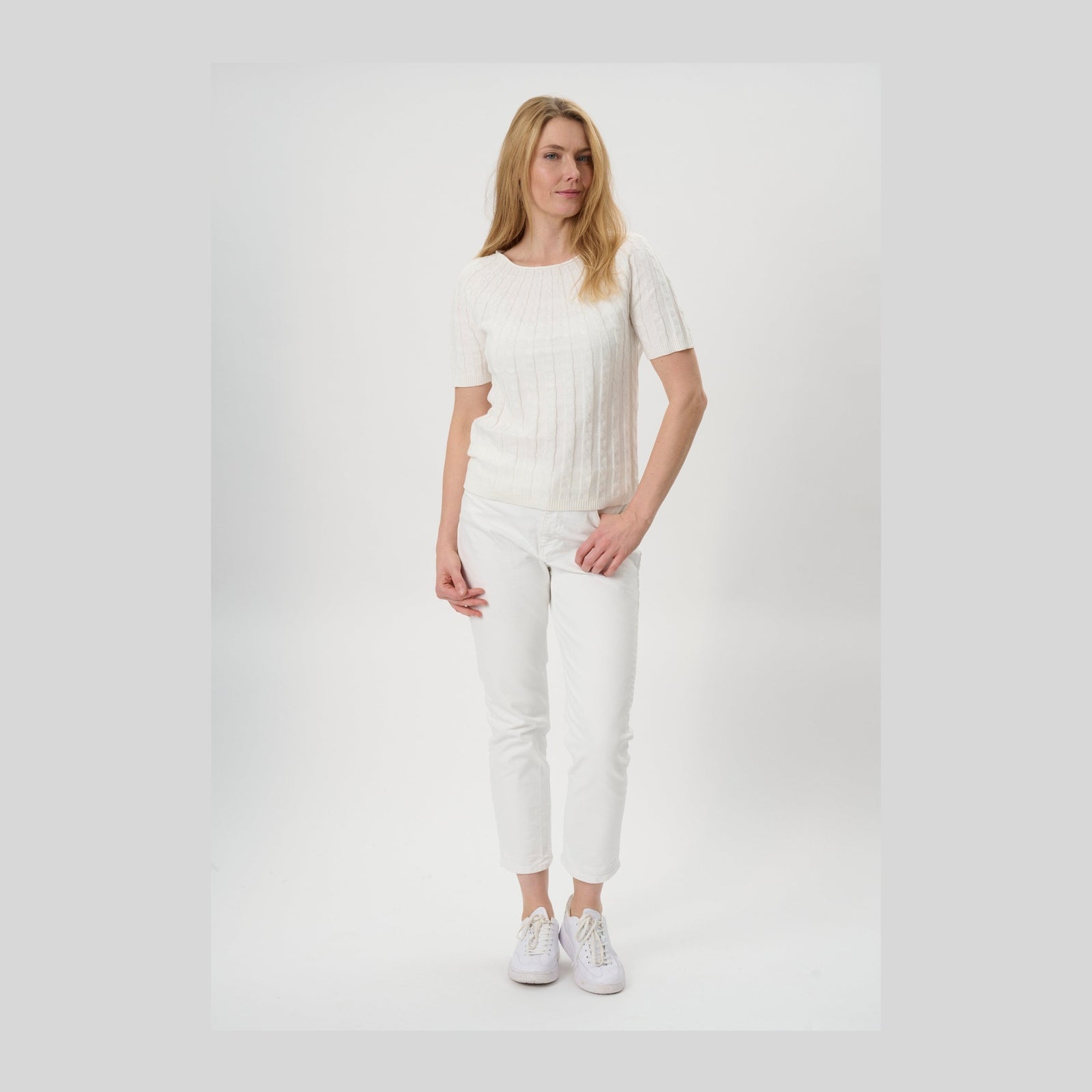 Lind LiCaroline Knit Pullover 1000 OFF WHITE