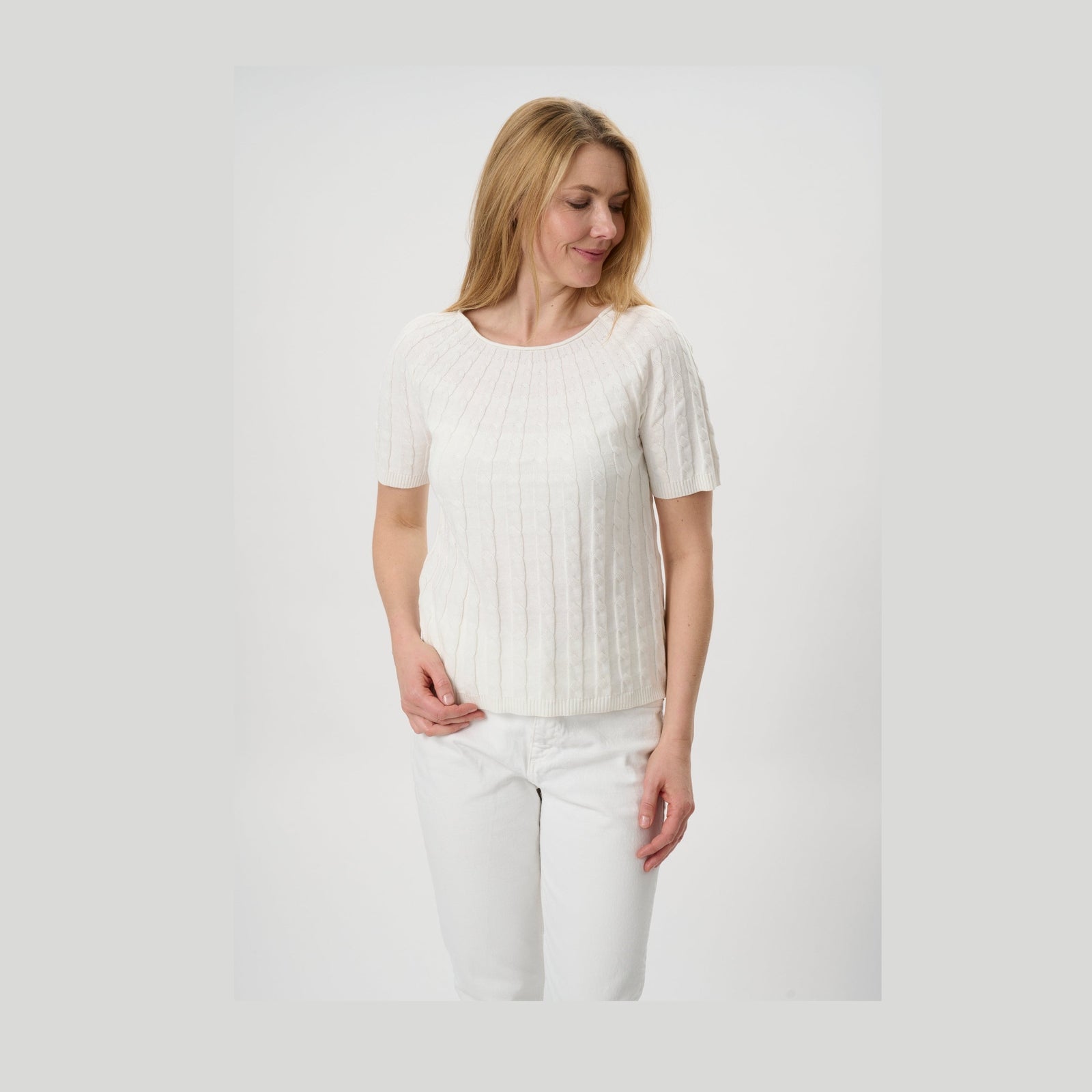 Lind LiCaroline Knit Pullover 1000 OFF WHITE