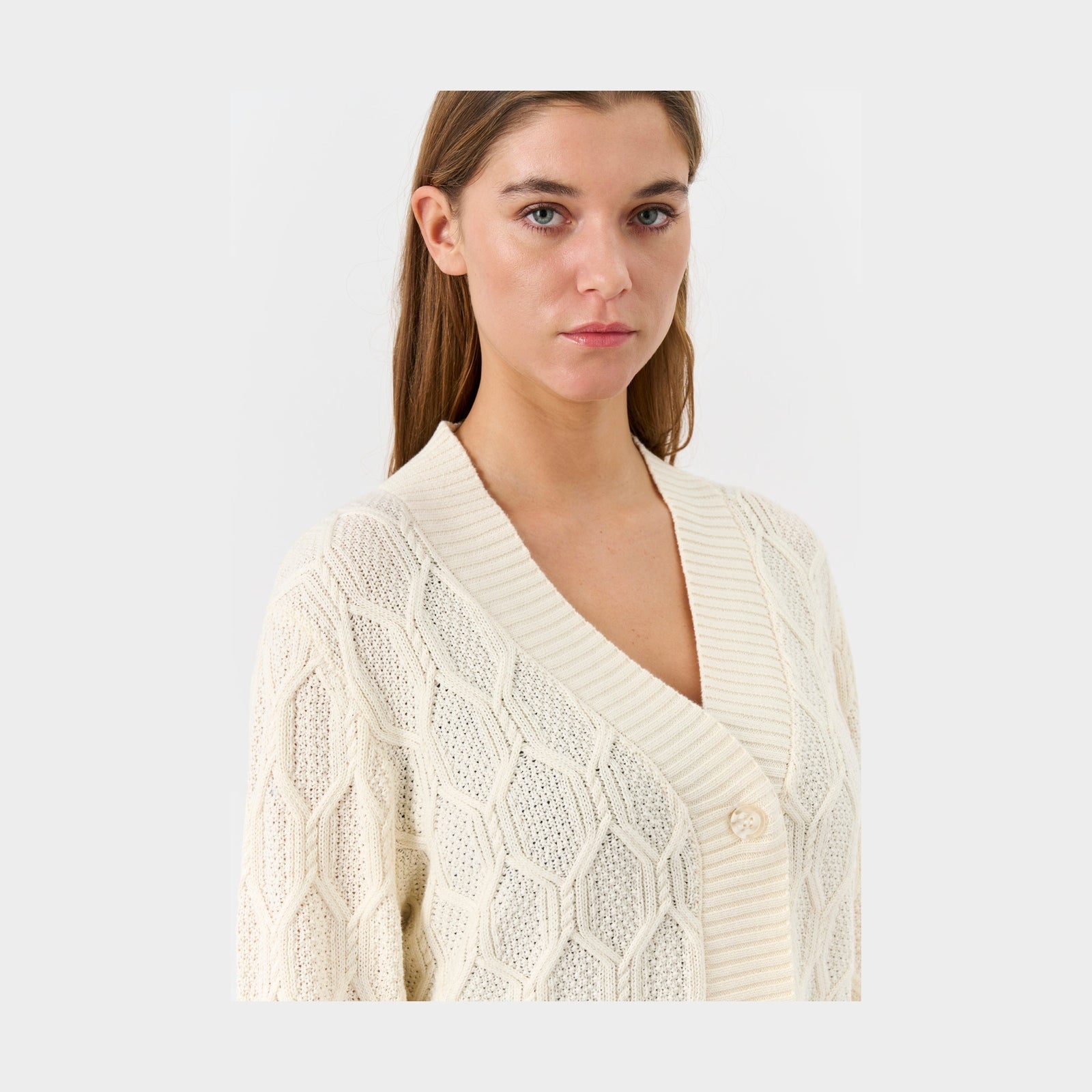 Lind LiCherie Knit Cardigan 1050 ECRÜ