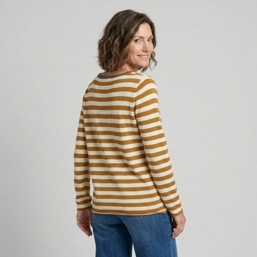 Lind LiChloe Knit Pullover 1500 BROWN