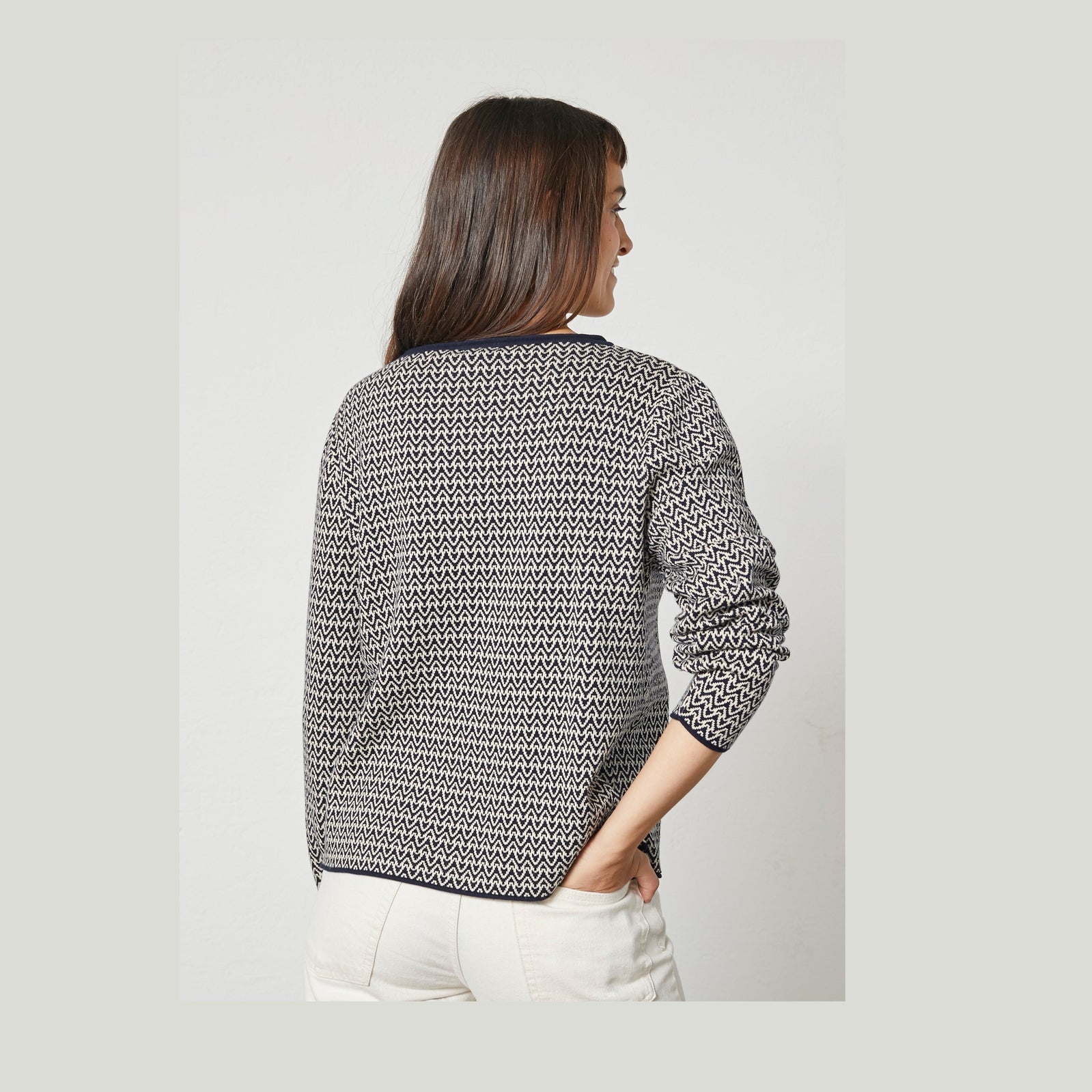 Lind LiChrista Knit Pullover 5999 NAVY BLUE