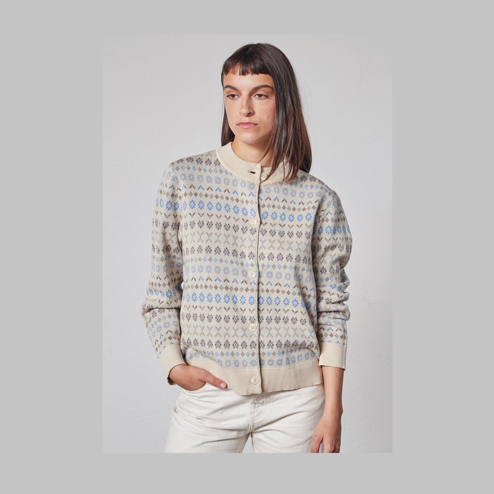 Lind LiClara Knit Cardigan 5450 Sky Blue