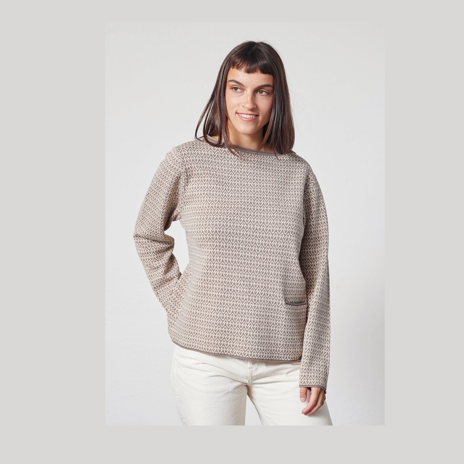 Lind LiCloe Knit Pullover 1500 BROWN