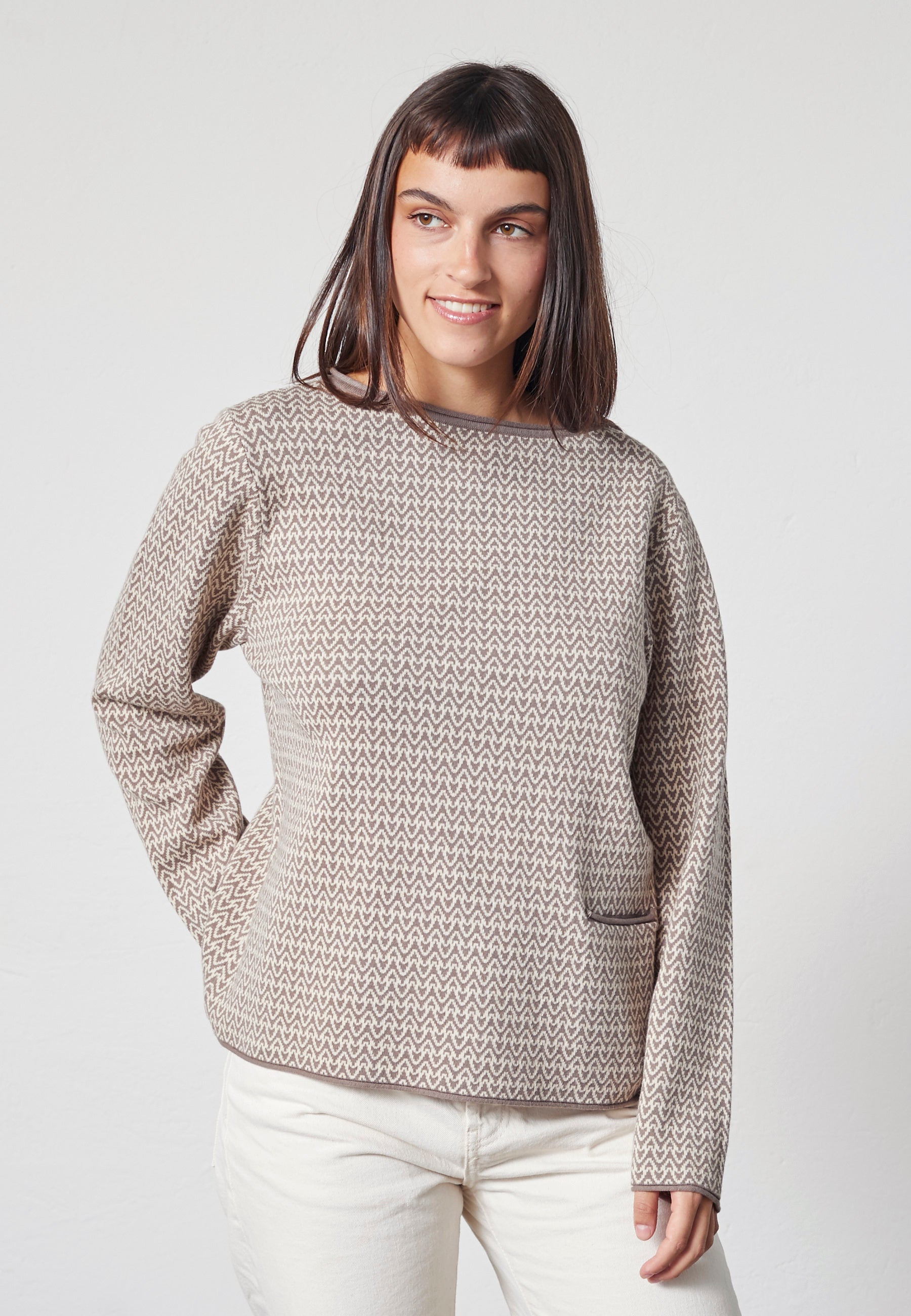 Lind LiCloe Knit Pullover 1500 BROWN